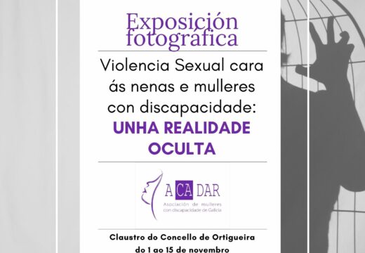 O Claustro do Concello de Ortigueira acollerá a exposición da Asociación de Mujeres con Discapacidade de Galicia ‘Unha realidade oculta’